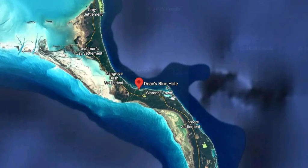 how to get to deans blue hole long island bahamas